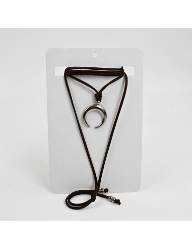 Collar Corbatero de Gamuza | Infinita Moda