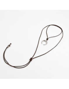 Collar Corbatero de Gamuza | Infinita Moda