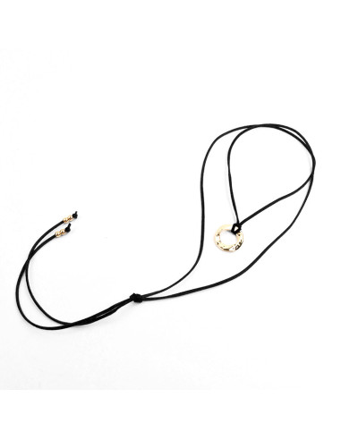 Collar Corbatero de Gamuza | Infinita Moda