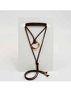 Collar Corbatero de Gamuza | Infinita Moda