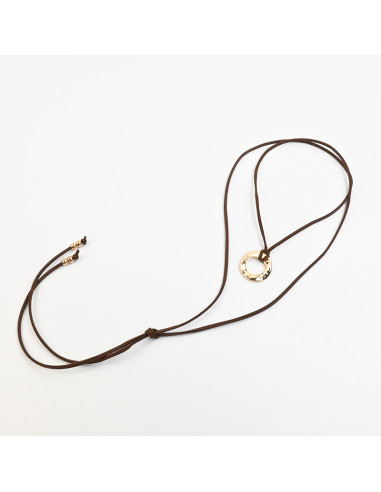 Collar Corbatero de Gamuza | Infinita Moda