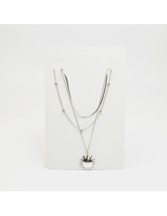 Collar Triple de Cadenas | Infinita Moda