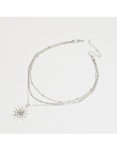Collar Triple de Cadenas | Infinita Moda