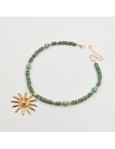 Collar de Escallas con Sol por Mayor | Infinita Moda