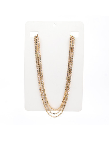 Collar Triple Strass | Infinita Moda