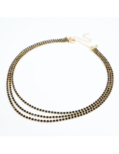 Collar Triple Strass | Infinita Moda