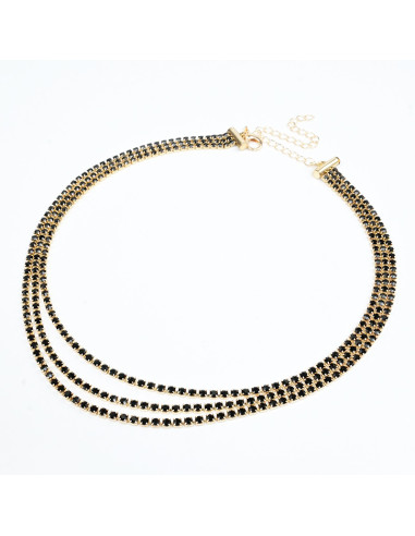 Collar Triple Strass | Infinita Moda