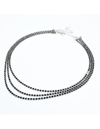 Collar Triple Strass | Infinita Moda