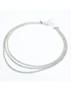 Collar Triple Strass | Infinita Moda