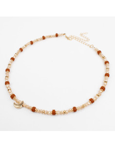 Collar Enhebrado de Rocas | Infinita Moda