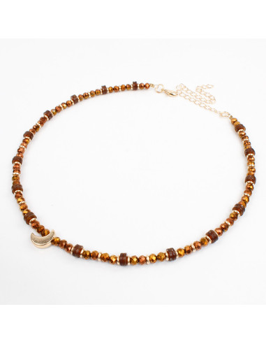 Collar Enhebrado de Rocas | Infinita Moda
