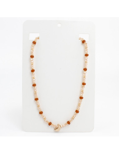 Collar Enhebrado de Rocas | Infinita Moda