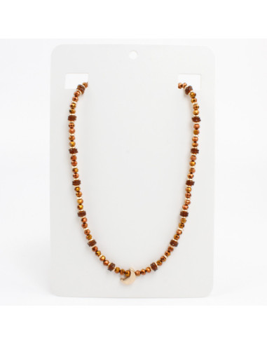 Collar Enhebrado de Rocas | Infinita Moda