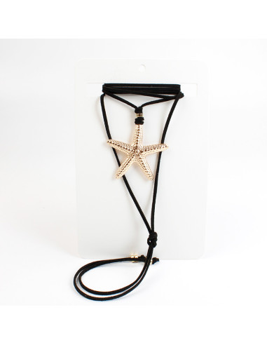 Collar Corbatero de Gamuza | Infinita Moda