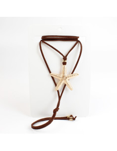 Collar Corbatero de Gamuza | Infinita Moda