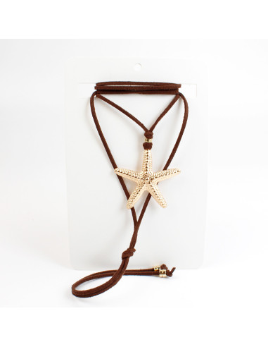 Collar Corbatero de Gamuza | Infinita Moda
