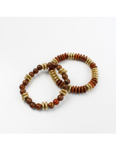 Set x2 Pulseras de Acrílico con CCB
