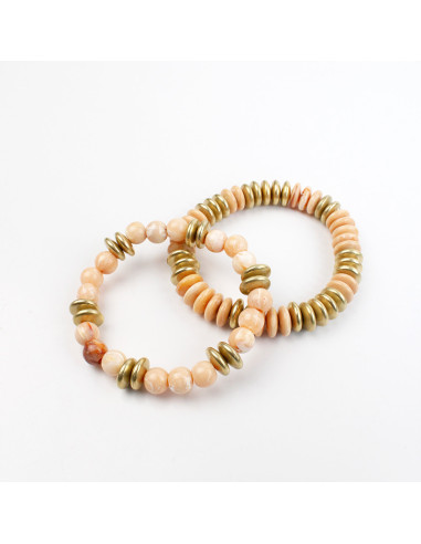 Set x2 Pulseras de Acrílico con CCB