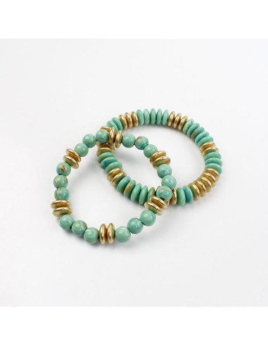 Set x2 Pulseras de Acrílico con CCB