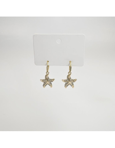 Aros strass Estrella de Mar para venta mayorista.