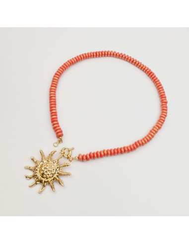 Collar con Dije Grande de Sol | Infinita Moda