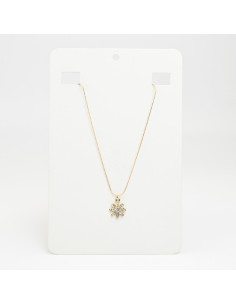 Collar de Cadena con dije de Strass por Mayor - Infinita Moda