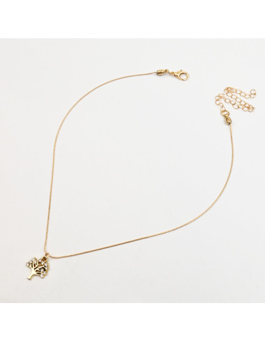 Collar de Cadena con dije de Strass por Mayor - Infinita Moda