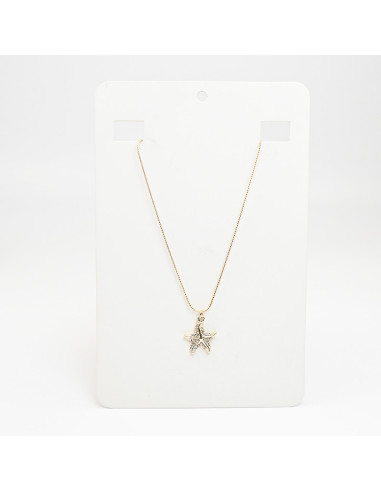 Collar de Cadena con dije de Strass por Mayor - Infinita Moda