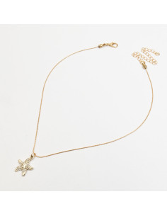 Collar de Cadena con dije de Strass por Mayor - Infinita Moda