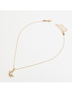 Collar de Cadena con dije de Strass por Mayor - Infinita Moda