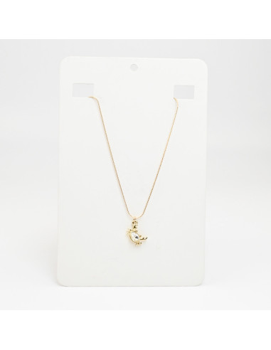 Collar de Cadena con dije de Strass por Mayor - Infinita Moda
