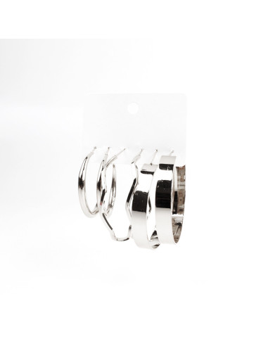 Set de aros argolla | Infinita Moda