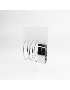Set de aros argolla | Infinita Moda