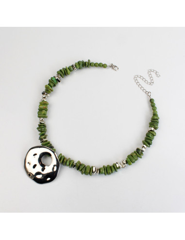 Collar de escallas combinado para venta mayorista | Infinita Moda