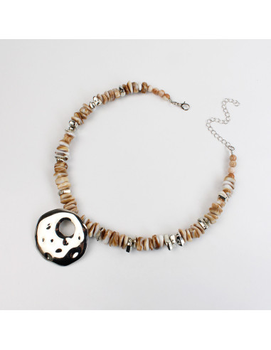 Collar de escallas combinado para venta mayorista | Infinita Moda