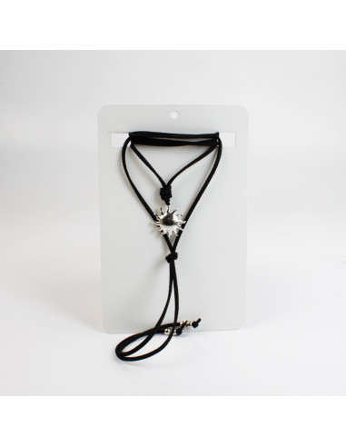 Collar Corbatero de Gamuza | Infinita Moda