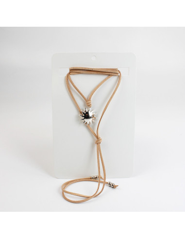 Collar Corbatero de Gamuza | Infinita Moda