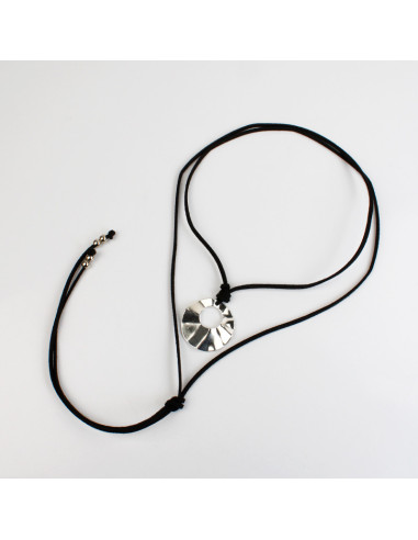 Collar Corbatero de Gamuza | Infinita Moda