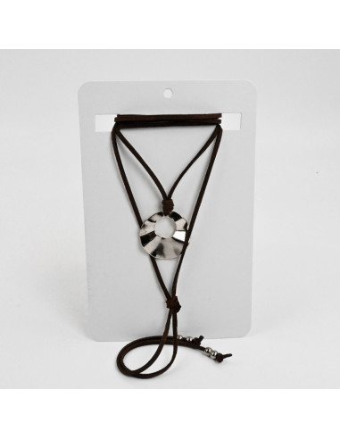 Collar Corbatero de Gamuza | Infinita Moda