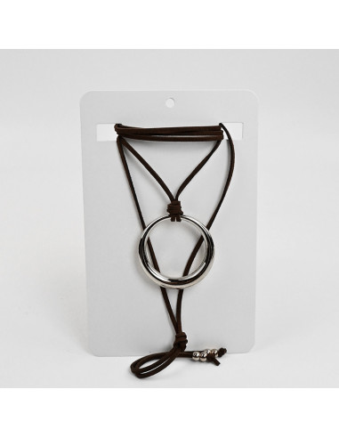 Collar Corbatero de Gamuza | Infinita Moda