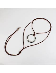 Collar Corbatero de Gamuza | Infinita Moda