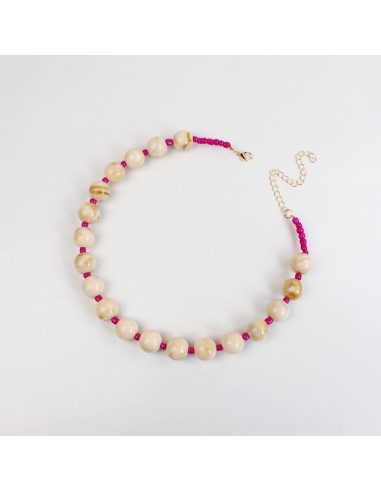 Collar chicle bicolor | INFINITA MODA | Venta por mayor