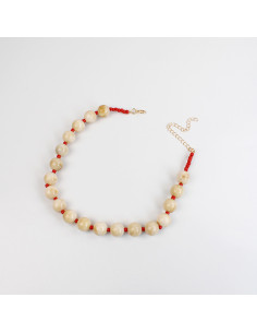 Collar chicle bicolor | INFINITA MODA | Venta por mayor