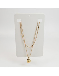 Collar doble cadena para venta mayorista