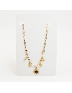 Collar de cadena con Dijes Marinos en Dorado por Mayor