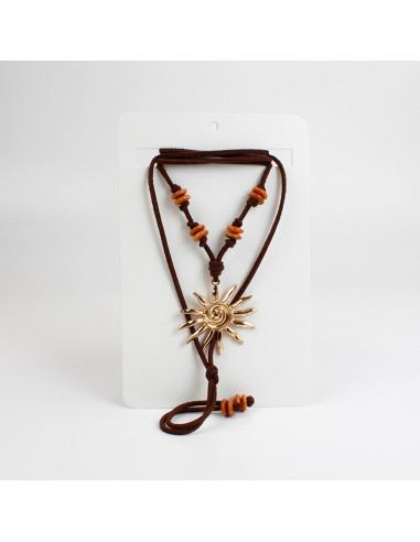 Collar Corbatero de Gamuza | Infinita Moda