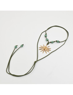 Collar Corbatero de Gamuza | Infinita Moda