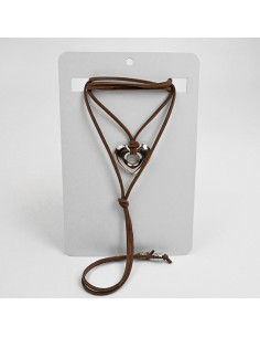 Collar Corbatero de Gamuza | Infinita Moda
