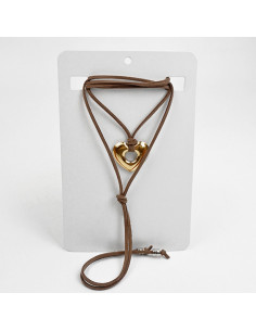 Collar Corbatero de Gamuza | Infinita Moda