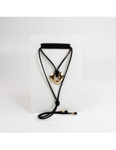 Collar Corbatero de Gamuza | Infinita Moda